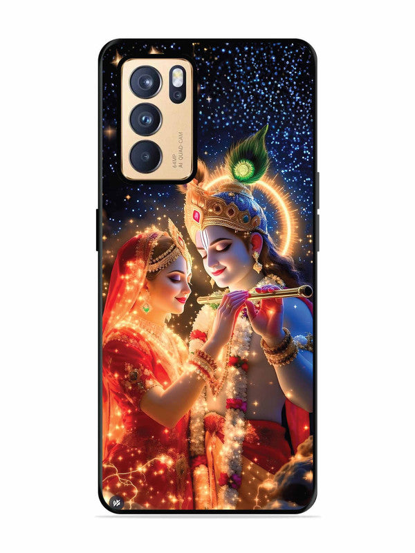 Oppo RENO 6 Pro 5G Radha Krishna posing with flute