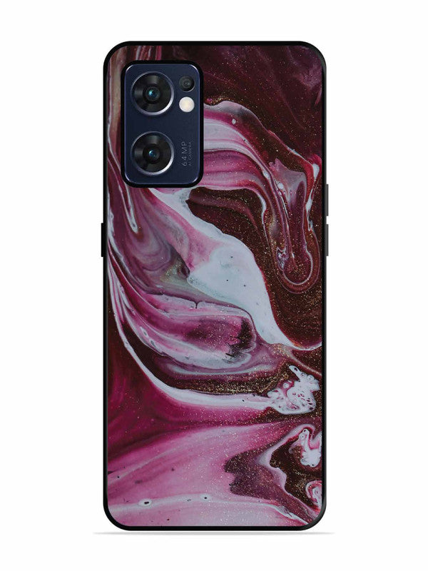 Oppo RENO 7 5G Pink And Golden Marble