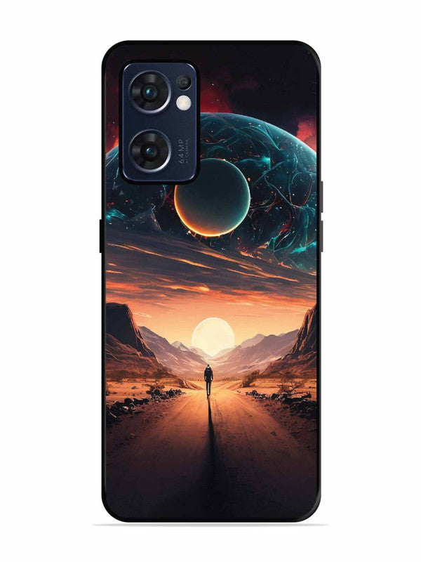 Oppo RENO 7 5G Sunset with space scene