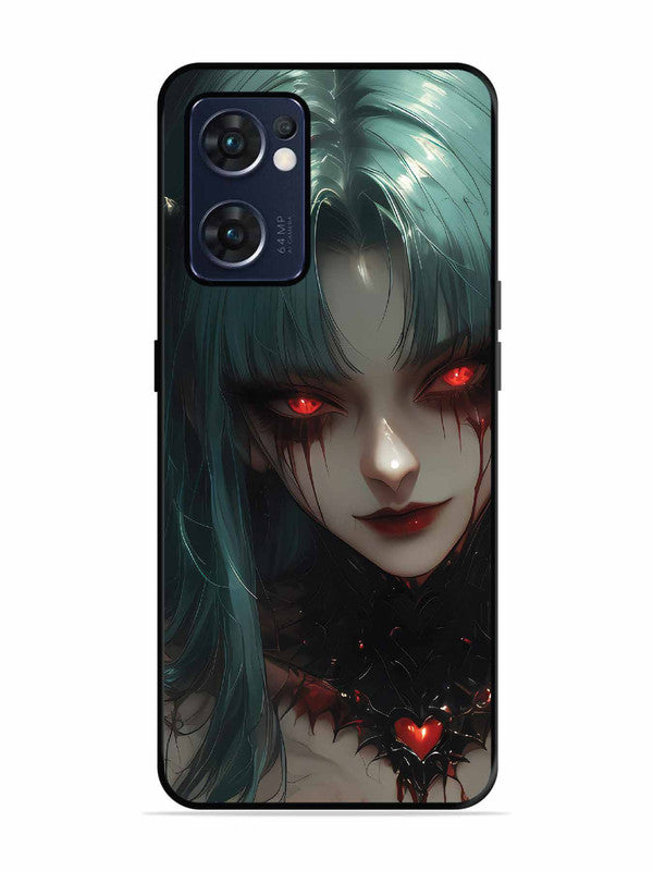 Oppo RENO 7 5G succubus-demon-anime-girl-red-eyes