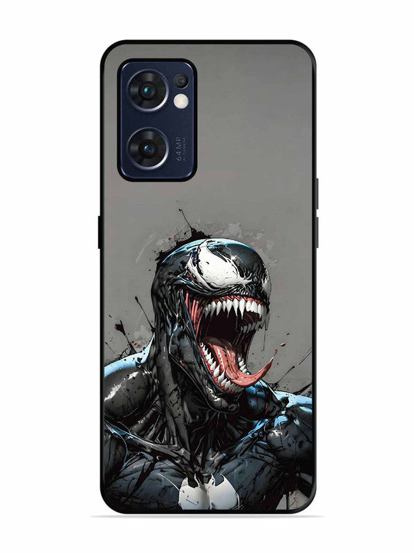 Oppo RENO 7 5G Venom Symbiote Grin Art