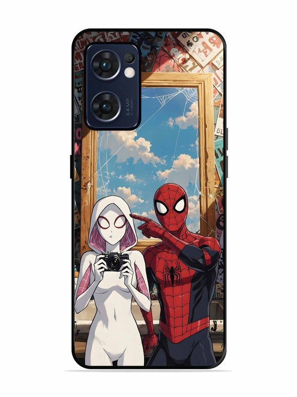 Oppo RENO 7 5G Spiderman and Spiderwoman