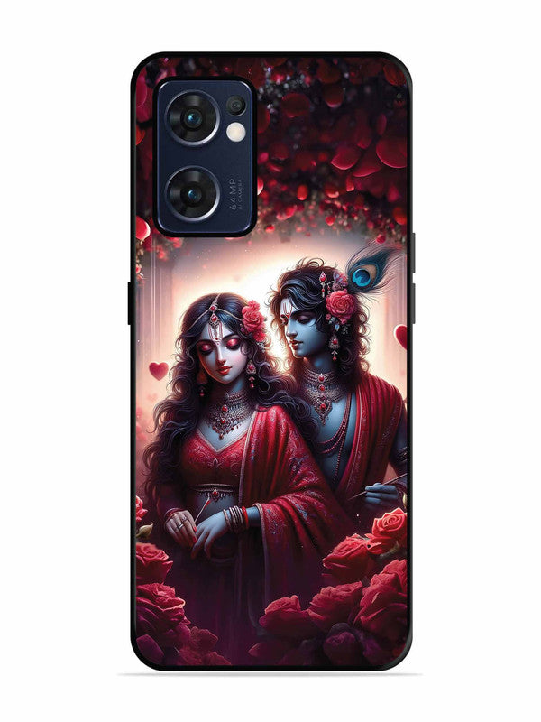 Oppo RENO 7 5G Couples in Red theme like Radha Krishna