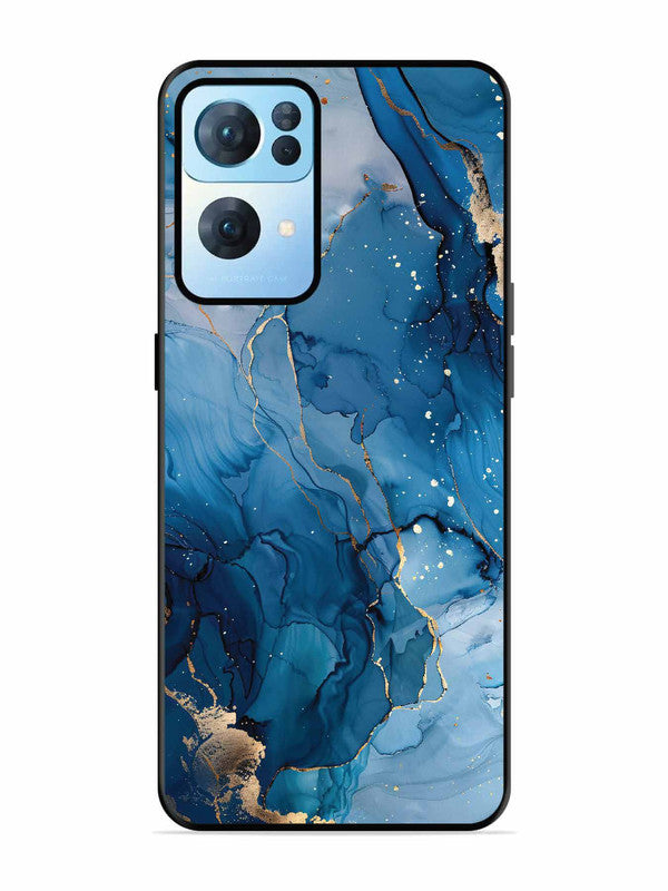 Oppo RENO 7 Pro 5G Oceanic Pattern with Golden Sprinkles