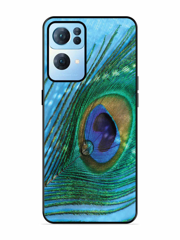 Oppo RENO 7 Pro 5G A drop on Peacock Feather