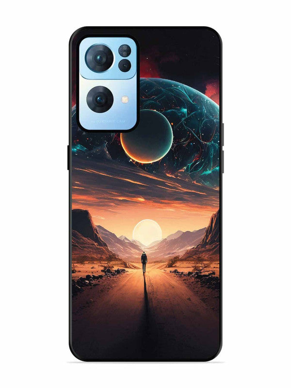 Oppo RENO 7 Pro 5G Sunset with space scene