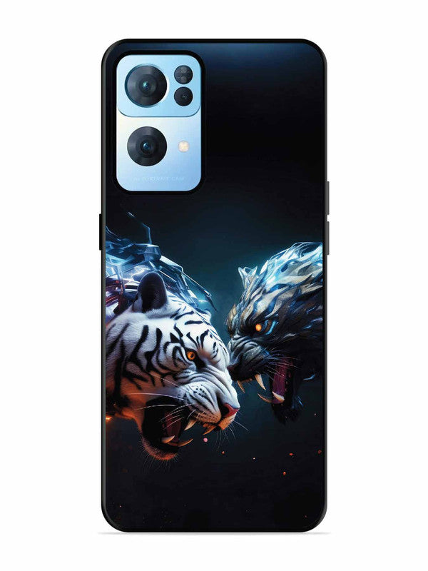 Oppo RENO 7 Pro 5G Tiger vs Panther