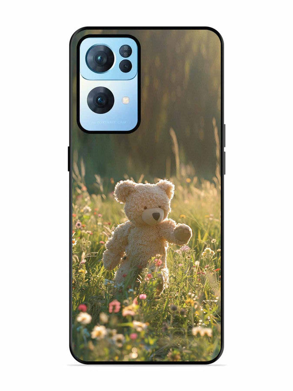 Oppo RENO 7 Pro 5G Teddy Bear Outdoors
