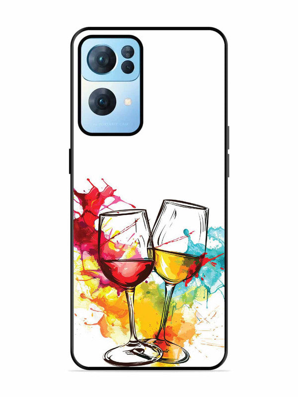 Oppo RENO 7 Pro 5G Colorful wine glasses