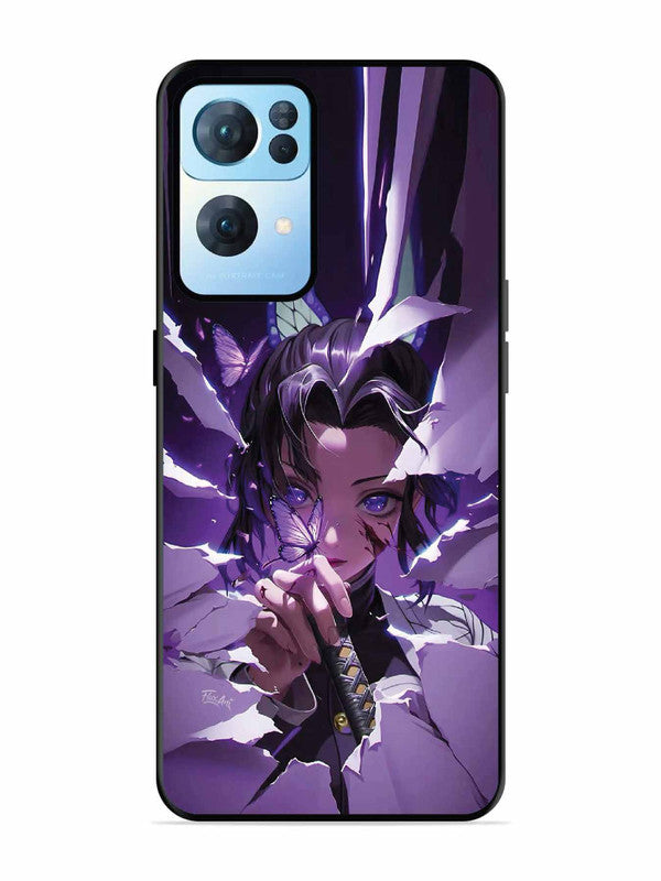 Oppo RENO 7 Pro 5G Purple Butterfly Hashira