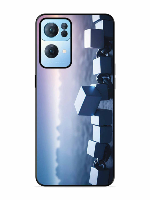 Oppo RENO 7 Pro 5G Minimalist Blockchain Cube Chain
