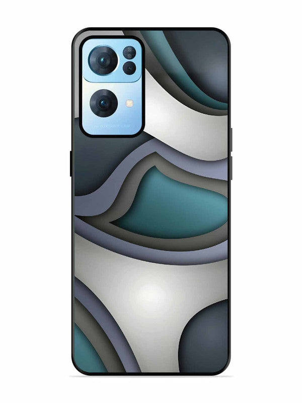 Oppo RENO 7 Pro 5G Slate Blue Gradient Wave