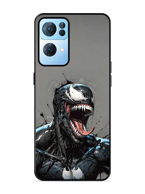 Oppo RENO 7 Pro 5G Venom Symbiote Grin Art
