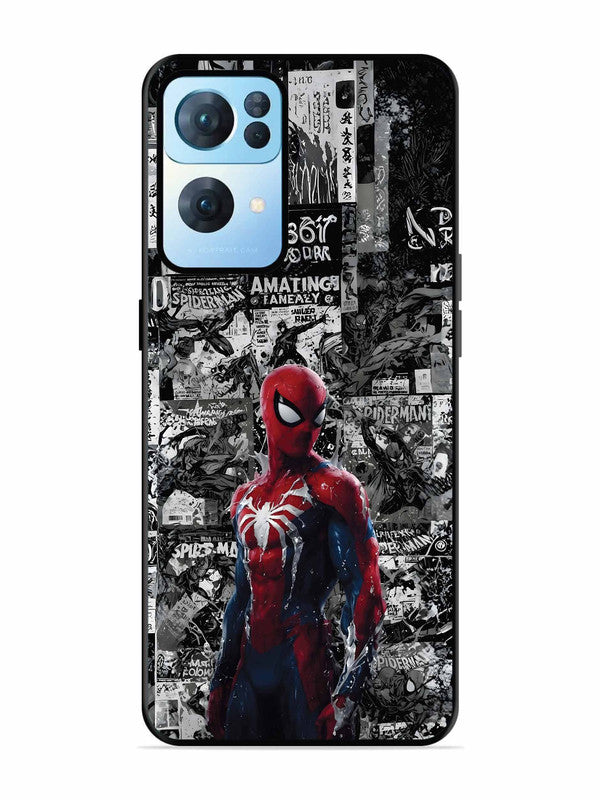 Oppo RENO 7 Pro 5G Spiderman Highlighted on News Paper