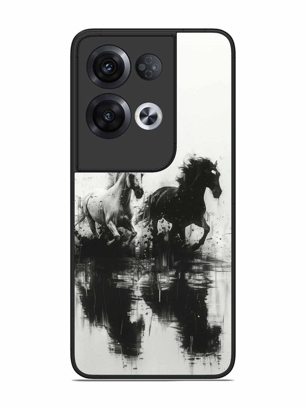 Oppo RENO 8 Pro 5G Black & White Horse