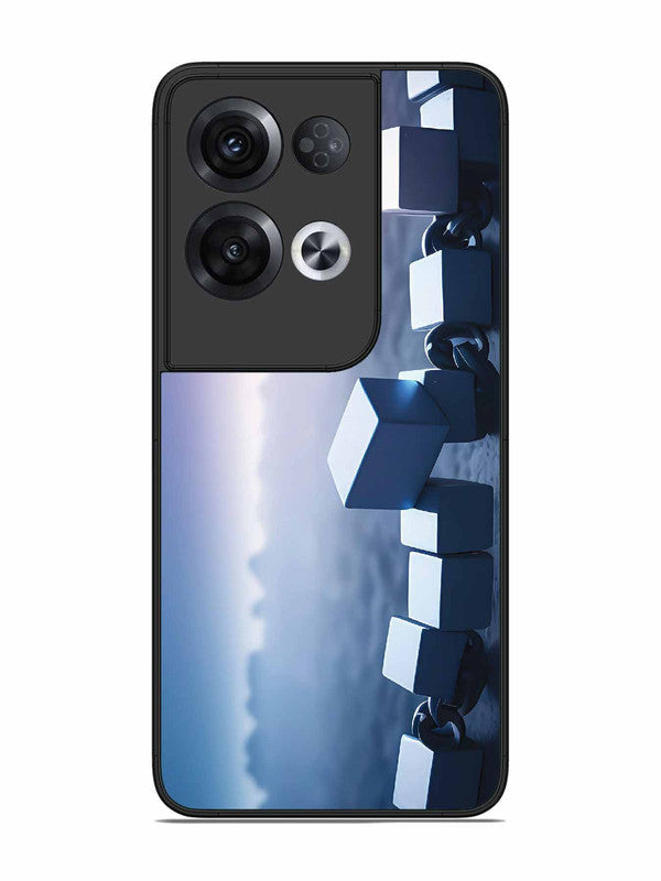 Oppo RENO 8 Pro 5G Minimalist Blockchain Cube Chain