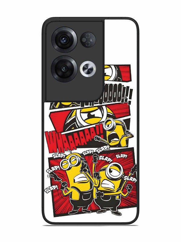Oppo RENO 8 Pro 5G Minions Comic Panel Action