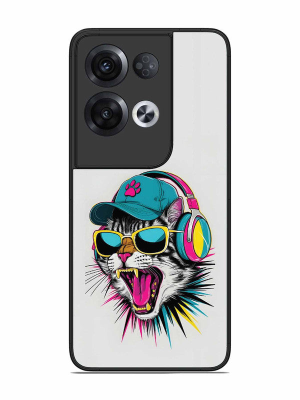 Oppo RENO 8 Pro 5G Neon Pop Art DJ Cat Vibe