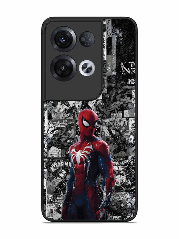 Oppo RENO 8 Pro 5G Spiderman Highlighted on News Paper
