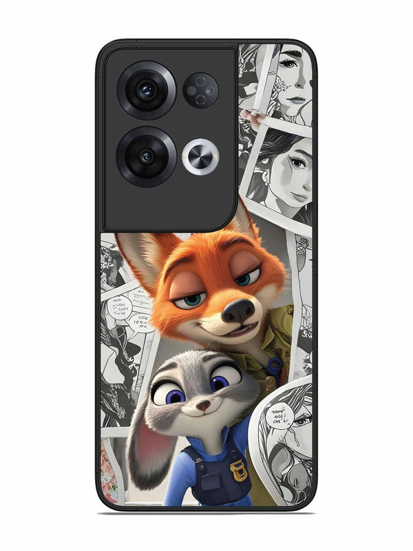 Oppo RENO 8 Pro 5G Cute Nick wilde and judy hopps
