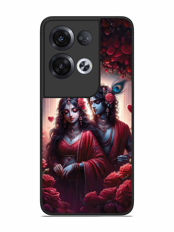 Oppo RENO 8 Pro 5G Couples in Red theme like Radha Krishna