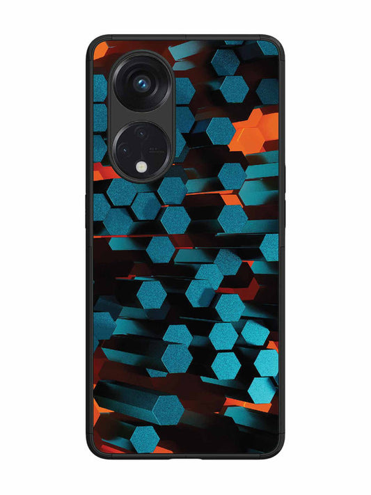 Oppo RENO 8T 5G Hexagon 3D Abstract