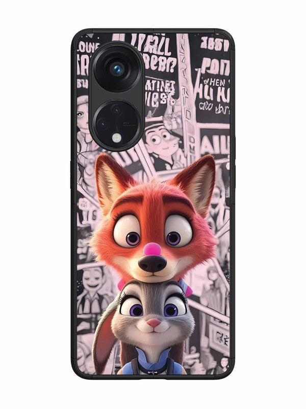 Oppo RENO 8T 5G Cute Nick wilde and judy hopps 2