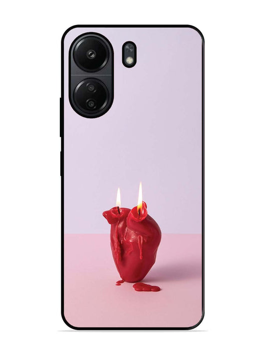 Poco C65 A Lighted Heart Candle