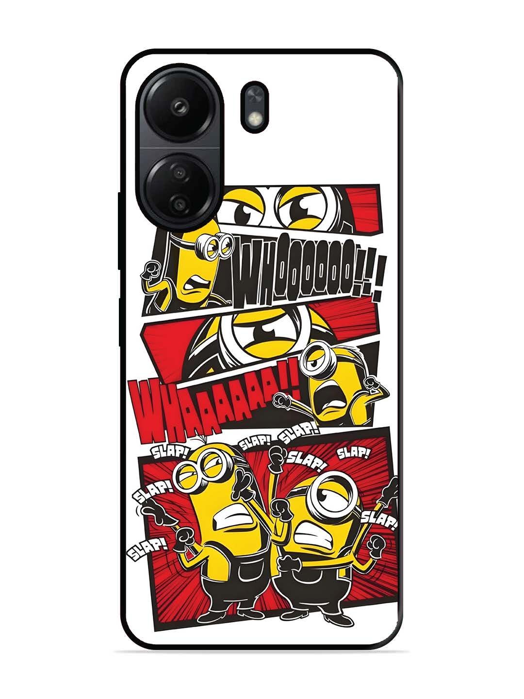 Poco C65 Minions Comic Panel Action