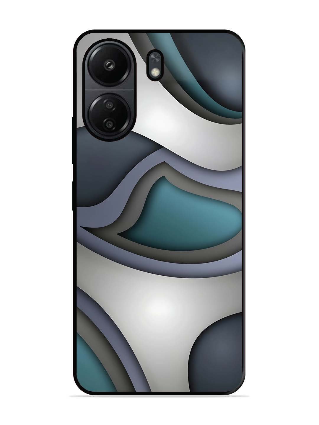 Poco C65 Slate Blue Gradient Wave