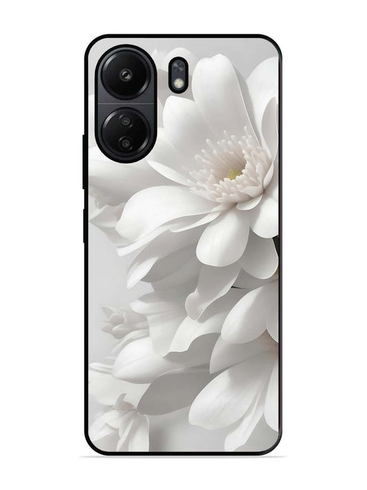 Poco C65 Soft Focus Purity white Flower