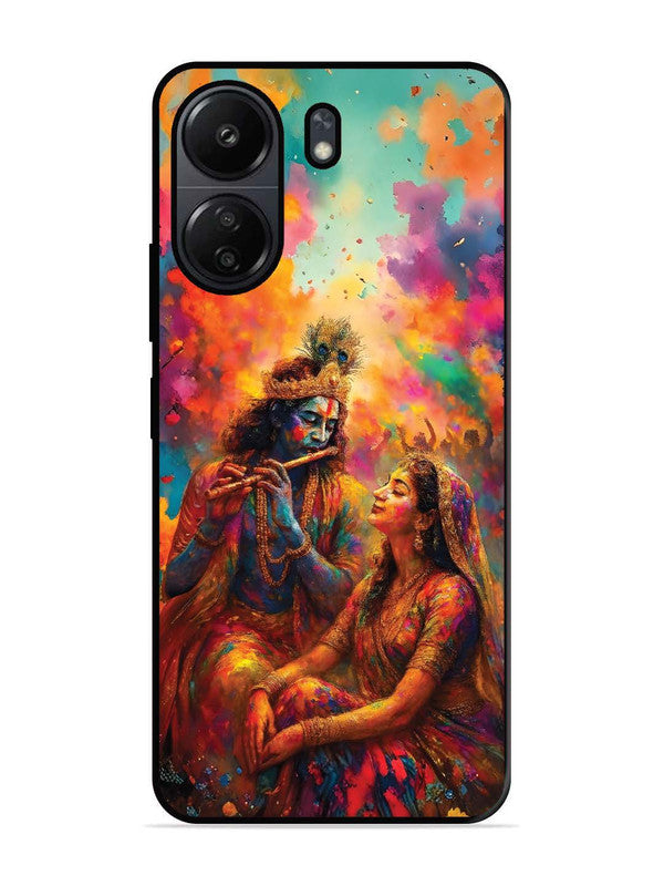 Poco C65 Radha Krishna Playing Flute