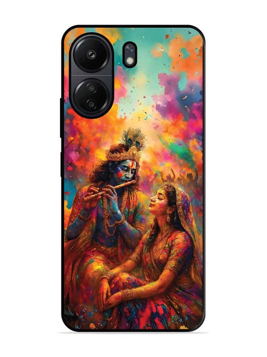 Poco C65 Radha Krishna Playing Flute