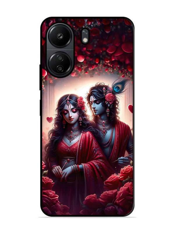 Poco C65 | 2D Metal | Couples in Red theme like Radha Krishna | PC-C65-458