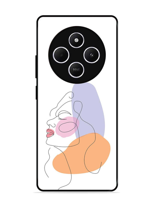 Poco C75 5g Line Art Girl Face