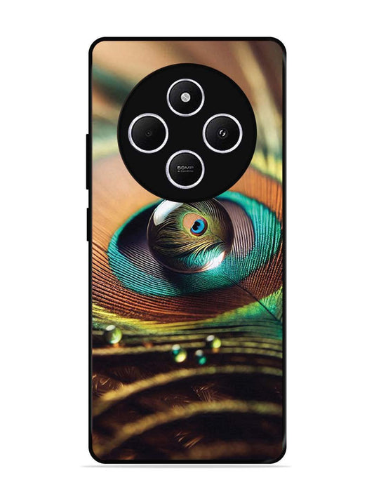 Poco C75 5g Water Drop On Peacock Feather
