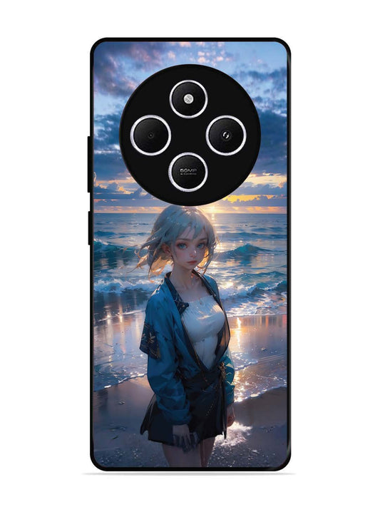 Poco C75 5g Anime Girl Beach Ocean Waves