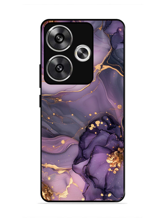 Poco F6 Royal Orchid Theme Marble