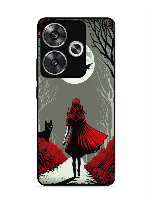 Poco F6 Scarlet Girl in Red Forest
