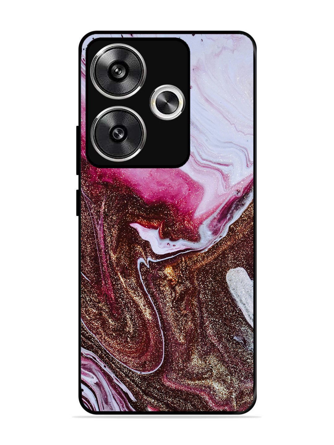 Poco F6 Elegant Rose & Gold Marble