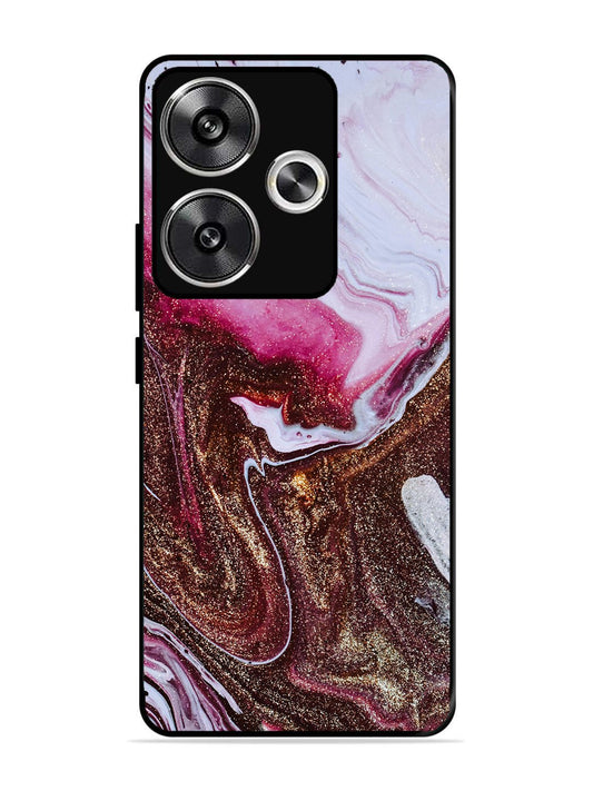 Poco F6 Elegant Rose & Gold Marble