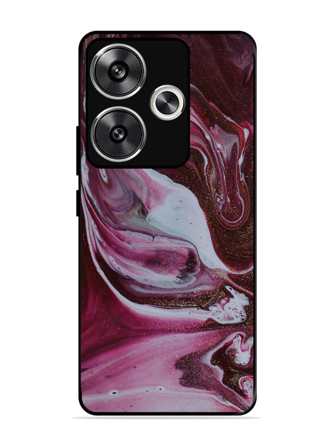 Poco F6 Pink And Golden Marble