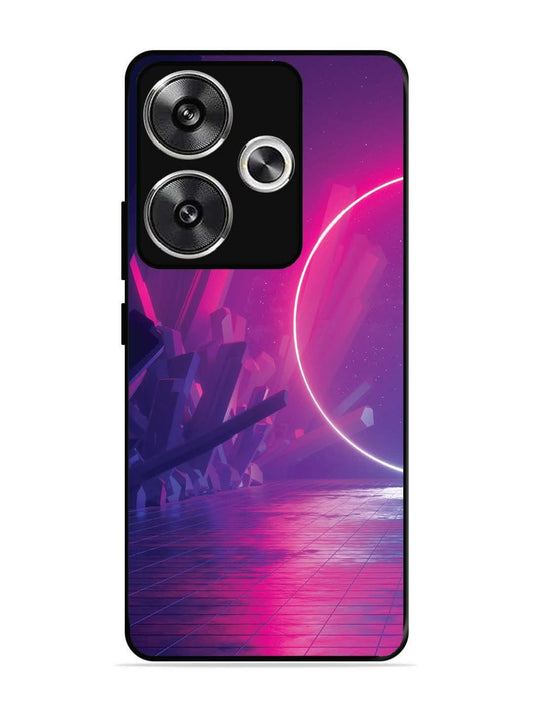 Poco F6 abstract with Neon Light