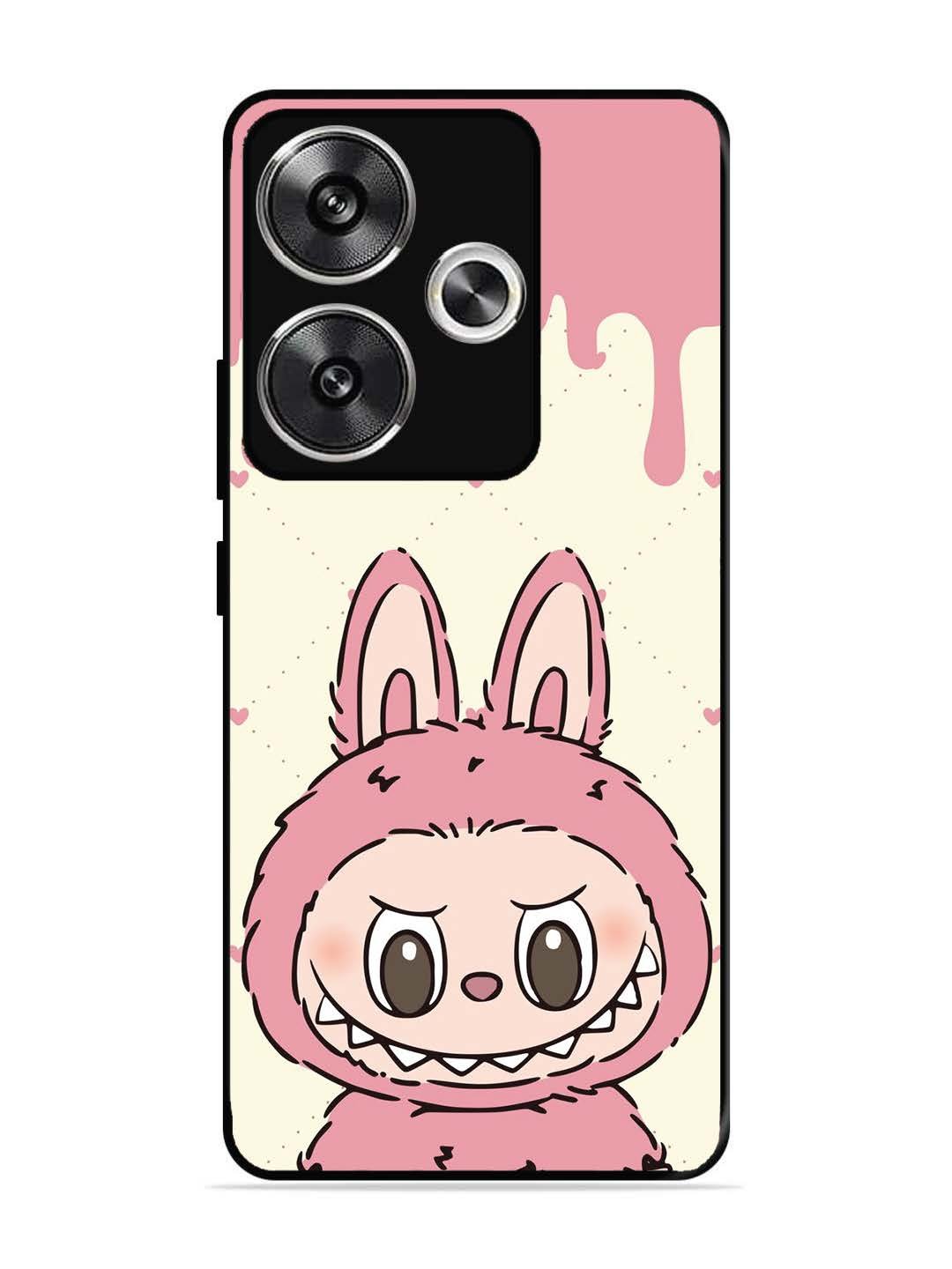 Poco F6 Labubu Closeup Pink