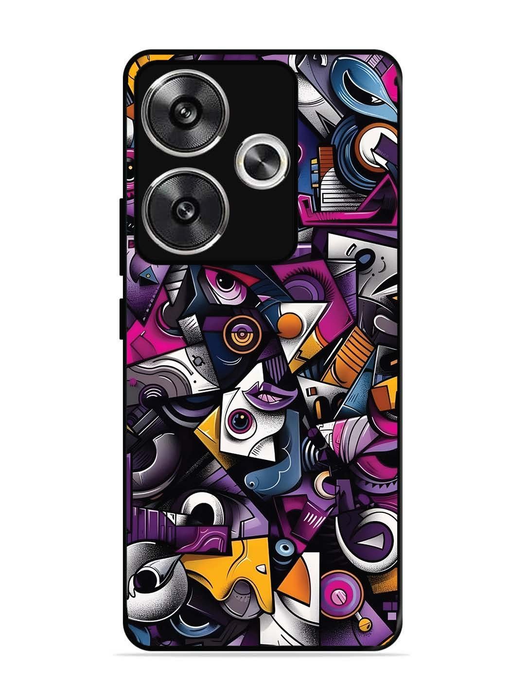 Poco F6 Abstract Geometric Graffiti Chaos
