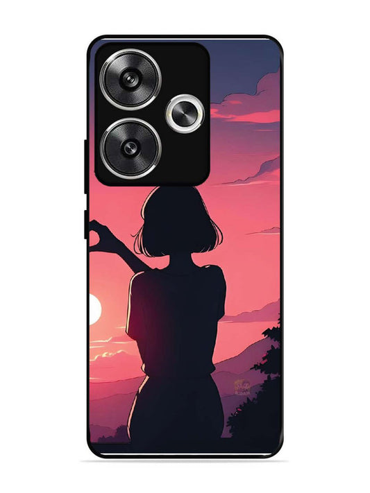 Poco F6 Love Heart with Hand Girl