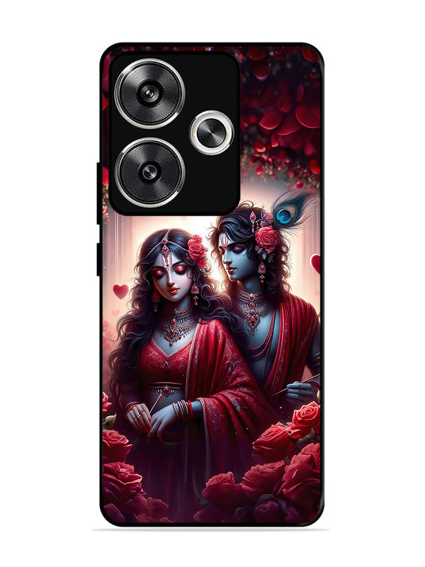 Poco F6 | 2D Metal | Couples in Red theme like Radha Krishna | PC-F6-458