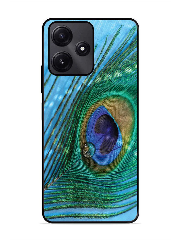 Poco M6 Pro A drop on Peacock Feather