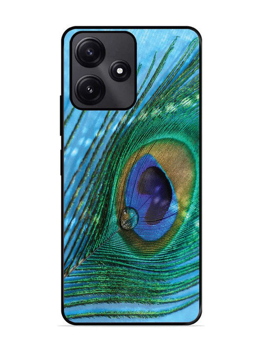 Poco M6 Pro A drop on Peacock Feather