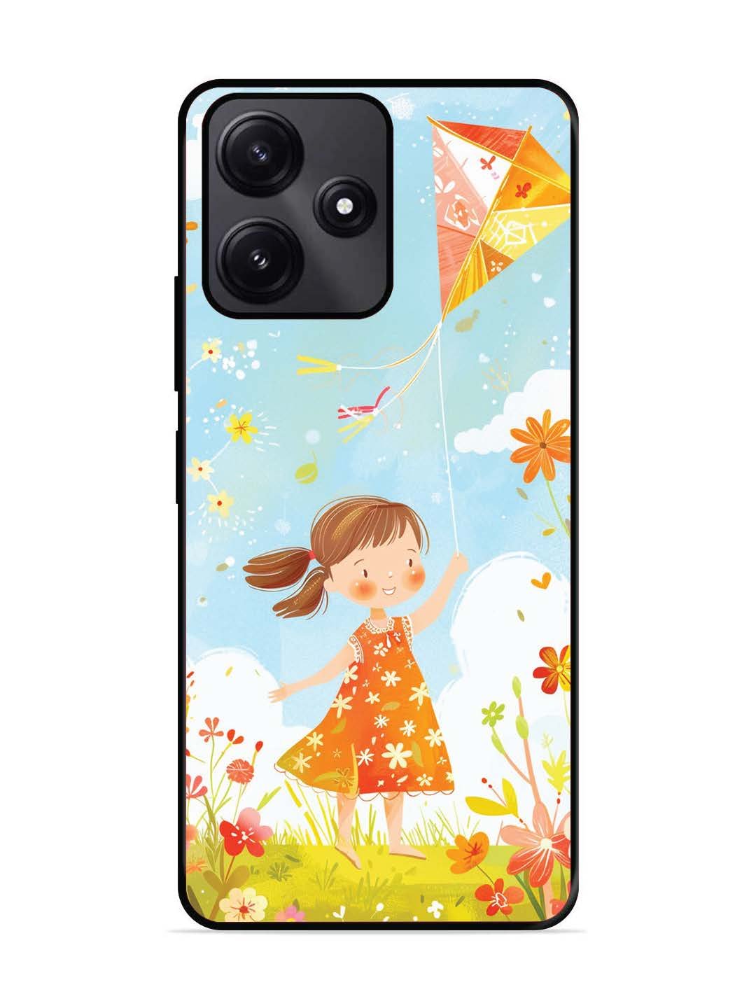 Poco M6 Pro Little Girl Kite Flying
